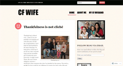 Desktop Screenshot of cfwife.com