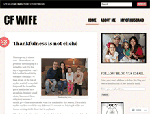 Tablet Screenshot of cfwife.com